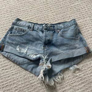 by the way. Denim Shorts